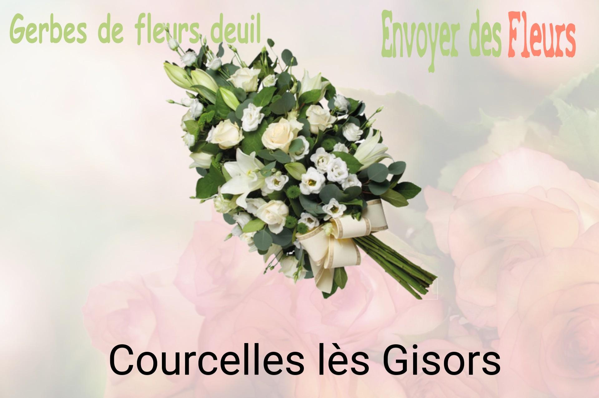 Gerbe de fleurs de deuil livrée à Courcelles-lès-Gisors